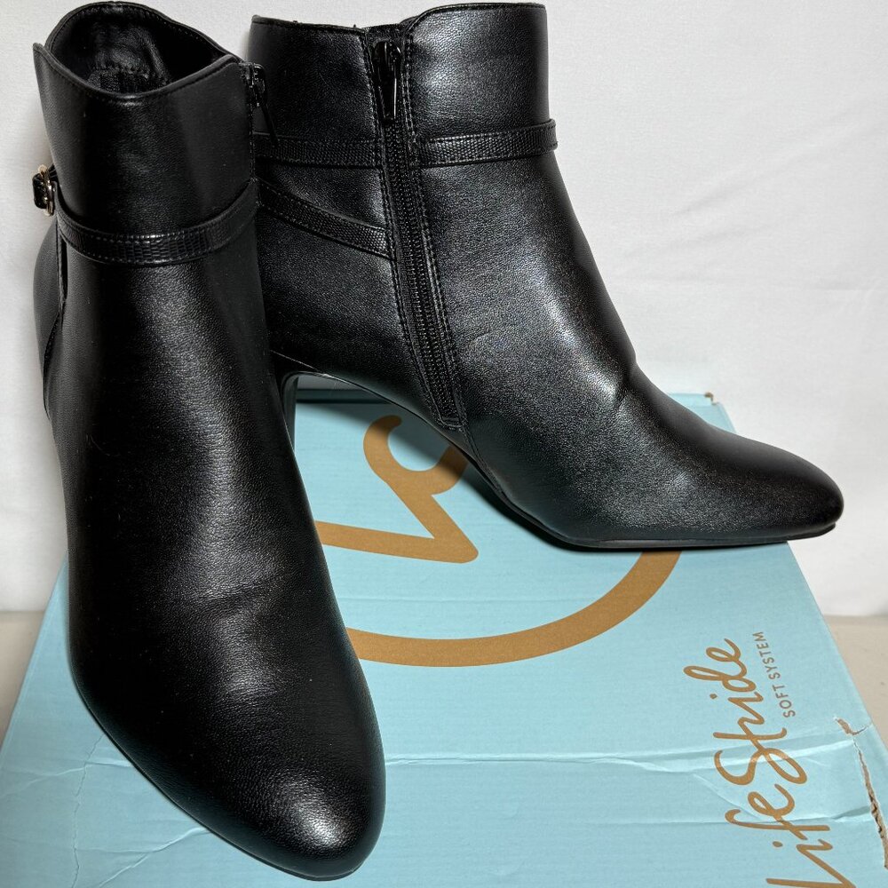 LifeStirde Guild Ankle Boot | Black | Women's Size 9
